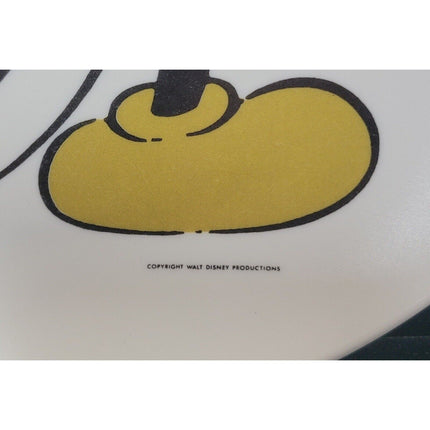 Vintage 1970s Mickey Mouse Walt Disney Productions 9" Melamine Plastic Plate