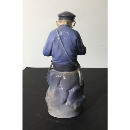 Royal Copenhagen Porcelain Figurine #905 “Whittling Boy” by Christian Thomsen