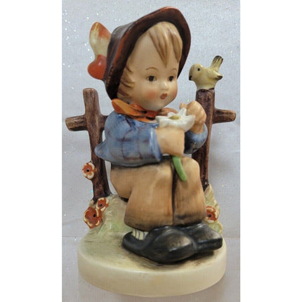 Goebel Hummel #174 “She Loves Me, She Loves Me Not” Boy Figurine