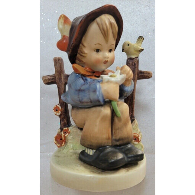 Goebel Hummel #174 “She Loves Me, She Loves Me Not” Boy Figurine