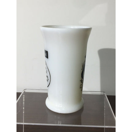 Vintage 1950s Hopalong Cassidy 5" Tall Milk Glass Tumbler Cup “Hoppy 24”