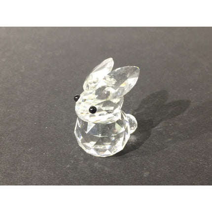 Swarovski #7652 Rabbit Lead Crystal Figurine Original Container 2.75"