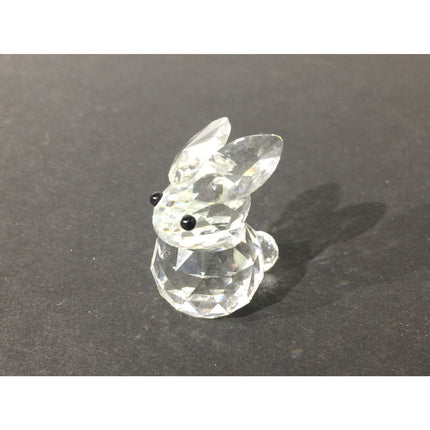 Swarovski #7652 Rabbit Lead Crystal Figurine with Original Container