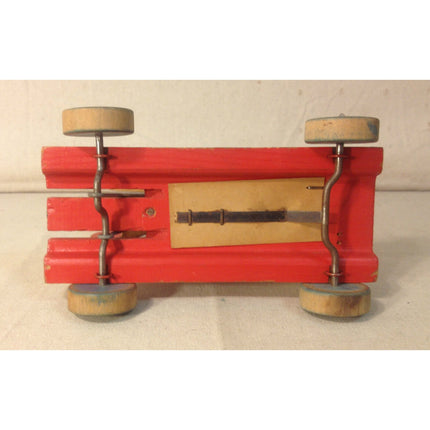 Vintage Fisher Price Donald Duck Drum Major Pull Toy #432-532