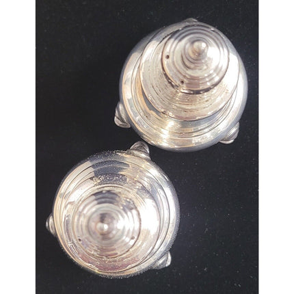 Sterling Grogan & Co Pittsburgh PA Salt and Pepper With Salts and Bags