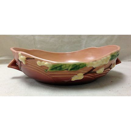Vintage Roseville Snowberry Pink Bowl Pottery 1BL-8