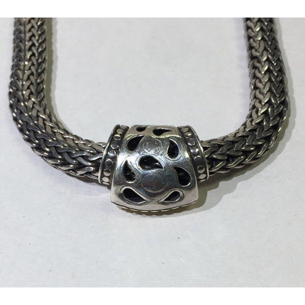 John Hardy 925 Sterling Silver & 18K Gold Dot Necklace with Enhancer