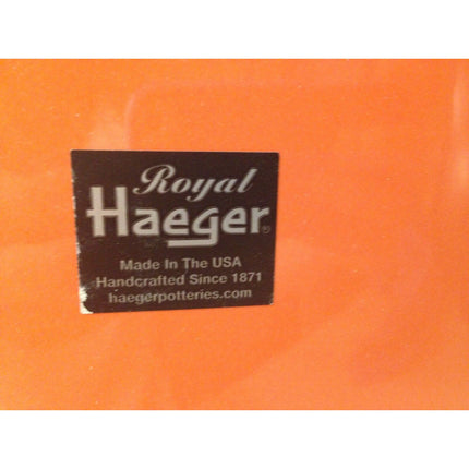 2003 Royal Haeger 17" Pumpkin Colored Vase – Pottery with Label