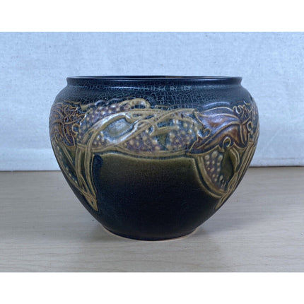 Roseville “Rosecraft” Bowl – 1920s Art Pottery Decor – 5" Tall