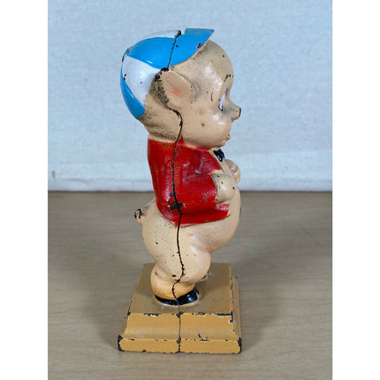 Hubley Cast Iron Porky Pig Still Bank