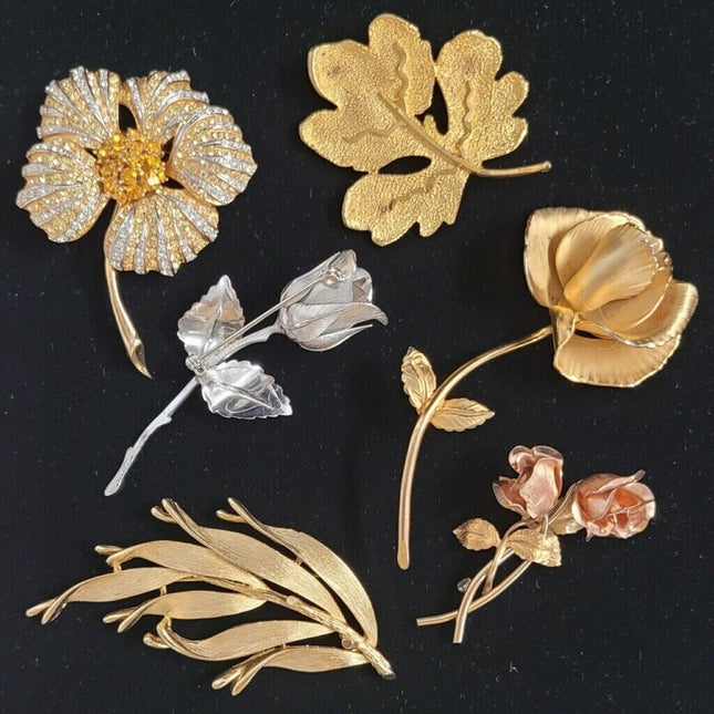 Vintage Krementz Giovanni Gold & Silver Tone Costume Jewelry