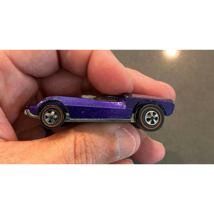 1969 Hot Wheels Redline “Turbofire” Spectraflame Purple Die-Cast Car Toy