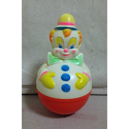 Vintage 1977 Sanitoy Baby Chime Roly Poly Musical Toy