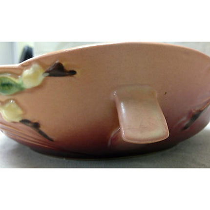 Vintage Roseville Snowberry Pink Bowl Pottery 1BL-8