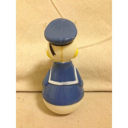 Vintage 1975 Disney Donald Duck Small Wobble Rattle Toy