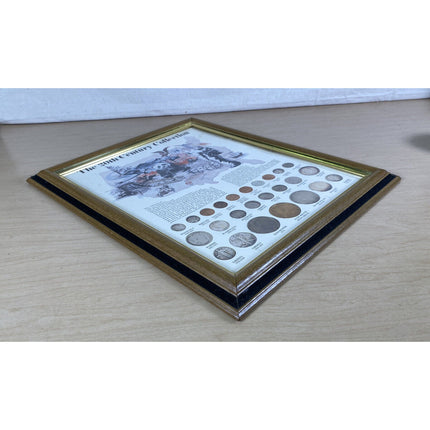 20th Century U.S. Coin Collection in Framed Display