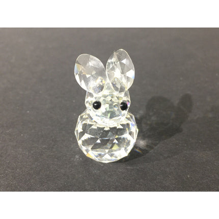 Swarovski #7652 Rabbit Lead Crystal Figurine with Original Container