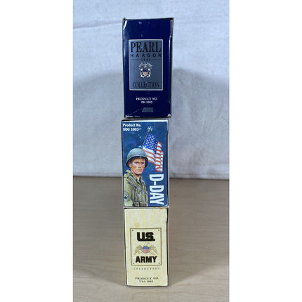 3x Lledo 50th Anniversary Military Die-Cast Sets US Army D-Day Pearl Harbor NIB