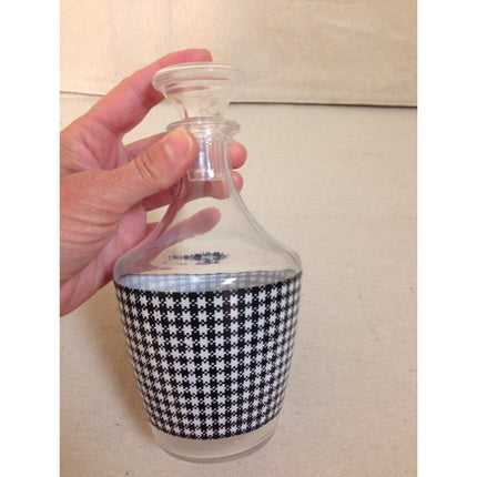 Mid-Century France Whiskey Decanter w/ 6 Shot Glasses
