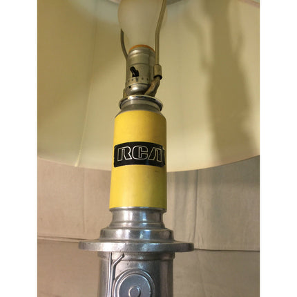 Vintage 1950s 60s RCA Employee Gift Custom Table Lamp Bob Reed Original Parts