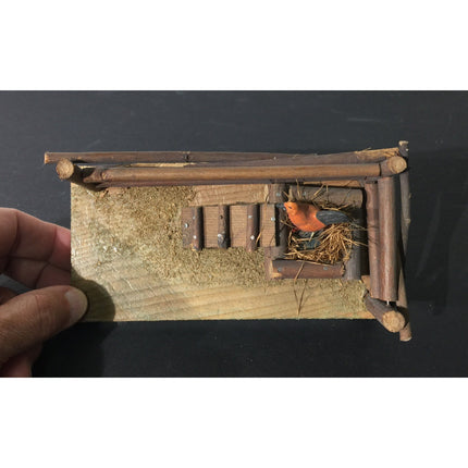 1920’s Vintage Farm Toy German Wooden Toy Chicken Coop