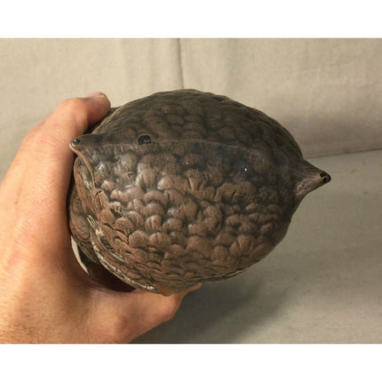 Mid-Century Holland Mold Owl Figurine Plaster Chalkware