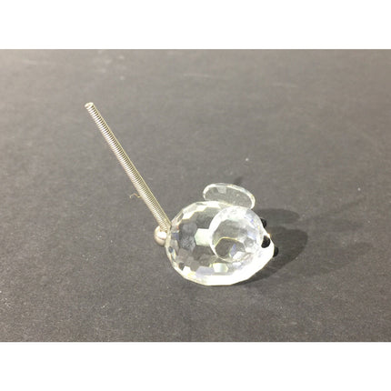 Swarovski #7655 Lead Crystal Mouse Figurine Original Container 2.75"