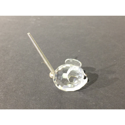 Swarovski #7655 Lead Crystal Mouse Figurine with Original Container