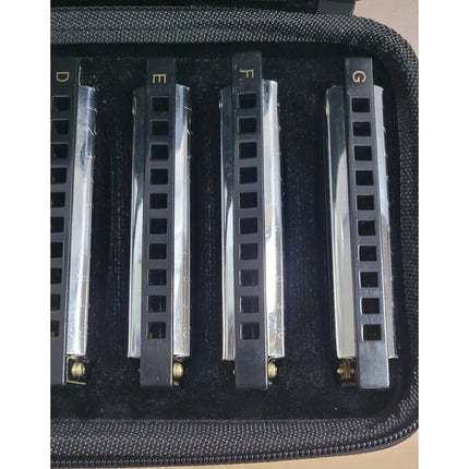 Hohner Blues Band 7-Piece Harmonica Set Model 1501/7