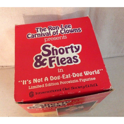 Ron Lee Shorty & Fleas "It’s Not a Dog-Eat-Dog World" Figurine w/ Box & COA