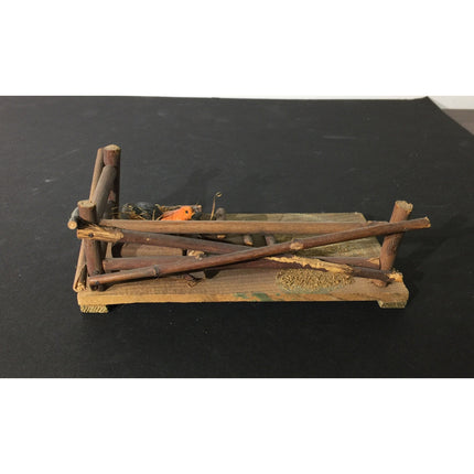 1920’s Vintage Farm Toy German Wooden Toy Chicken Coop
