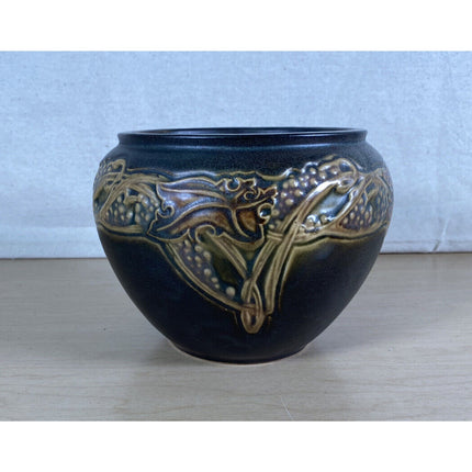 Roseville “Rosecraft” Bowl – 1920s Art Pottery Decor – 5" Tall