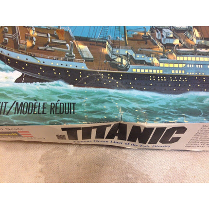 Vintage 1976 Revell RMS Titanic 1/570 Scale Model Kit – H-445