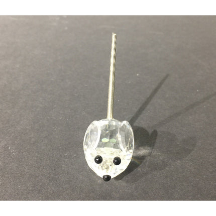 Swarovski #7655 Lead Crystal Mouse Figurine with Original Container