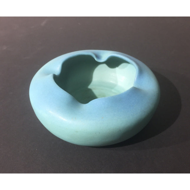 Van Briggle Pottery Bowl Vase – Bluish Green #20 Marking
