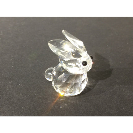 Swarovski #7652 Rabbit Lead Crystal Figurine with Original Container