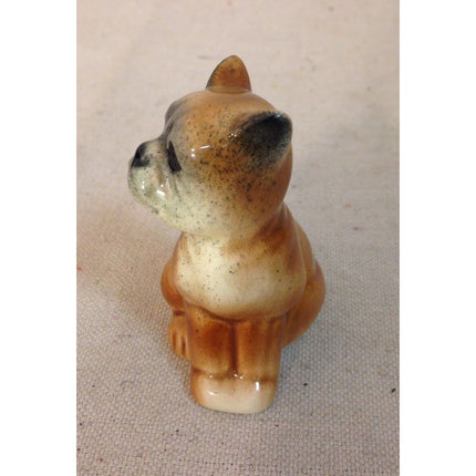 Vintage Goebel West Germany Sitting Puppy Figurine – 2.5" Ceramic Dog