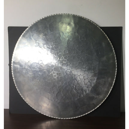 Arthur Armour Aluminum Zodiac Tray – Mid-Century Hand-Wrought 18" Vintage