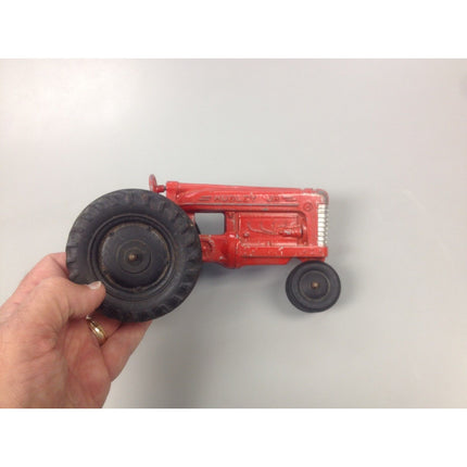 Vintage Hubley Jr. Die Cast Tractor w/ Manure Spreader & Disc – Farm Implements
