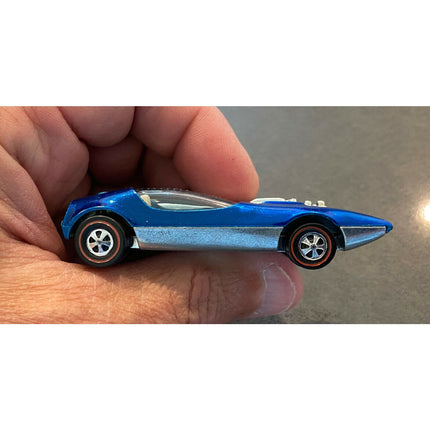 1969 Hot Wheels Splittin Image Blue Spectraflame Diecast Car Toy