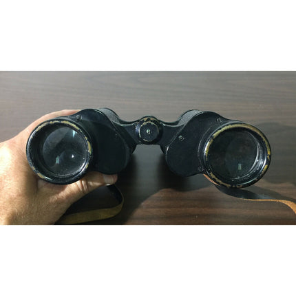 Vintage 1930s–40s Carl Zeiss Jena Delactis 8x40 Brass Body Binoculars w/ Case