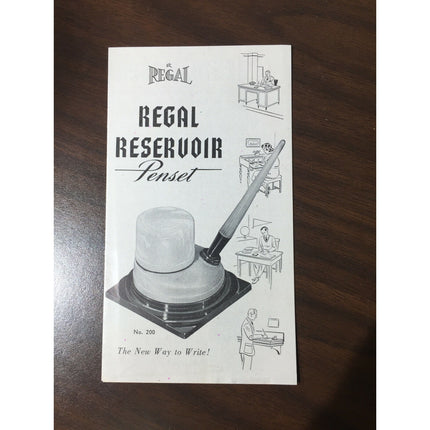 1940s Regal Reservoir Penset by Turner & Harrison – Unused w/ Box & Instructions