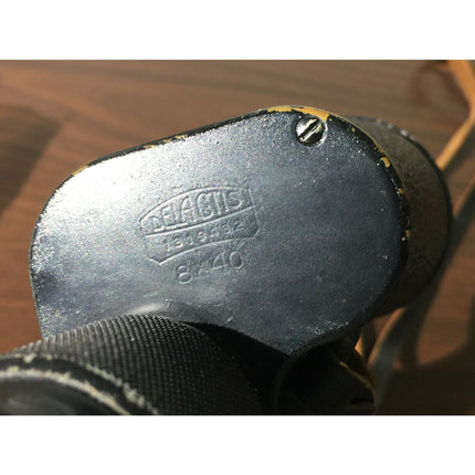 Vintage 1930s–40s Carl Zeiss Jena Delactis 8x40 Brass Body Binoculars w/ Case