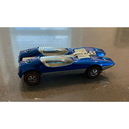1969 Hot Wheels Splittin Image Blue Spectraflame Diecast Car Toy