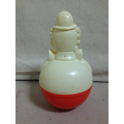 Vintage 1977 Sanitoy Baby Chime Roly Poly Musical Toy