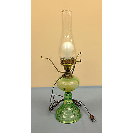 Vintage Green Parlor Lamp