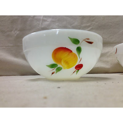 Vintage Fire King Fruit Pattern Bowls – 3 Piece Nesting Set