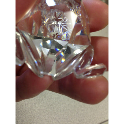 Swarovski Frog with Crown Crystal Figurine – Small Collectible Animal Figure