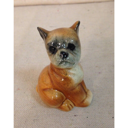 Vintage Goebel West Germany Sitting Puppy Figurine – 2.5" Ceramic Dog
