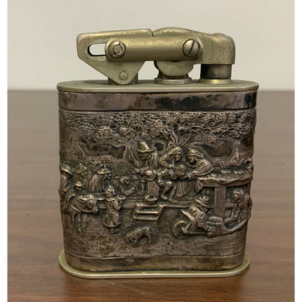 Vintage 1930s Sire Dorgento Sterling Lighter – Dutch Healing Scene